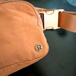 Pinkish Orange Lululemon Belt Bag
